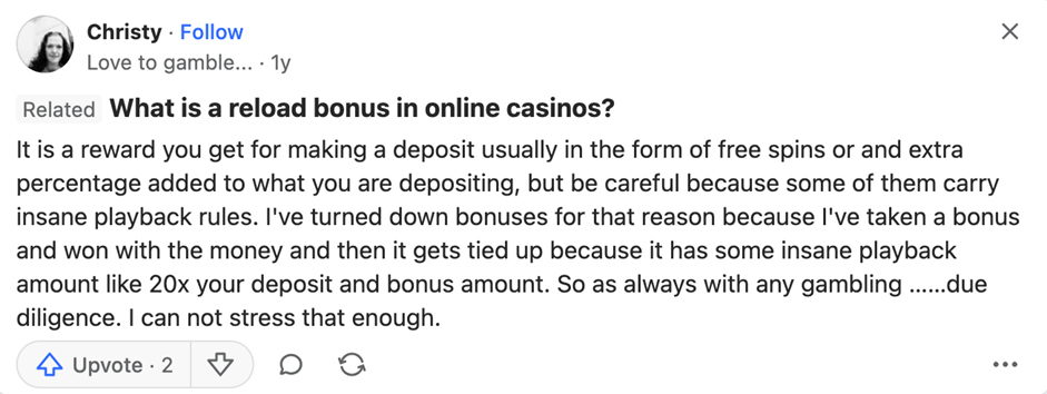 Christy casino feedback