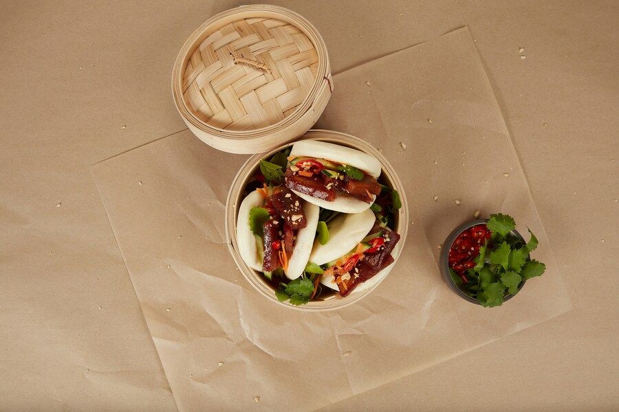 vegan food table